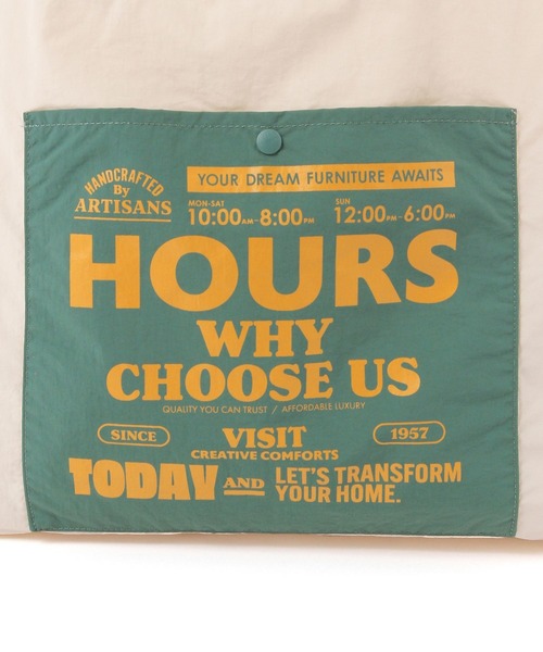 niko and...(ニコアンド)の「オリジナル ポケット巾着トート(トートバッグ・レディース・カーキ/ホワイト/イエロー/オレンジ/ネイビー・0)」の12枚目の写真