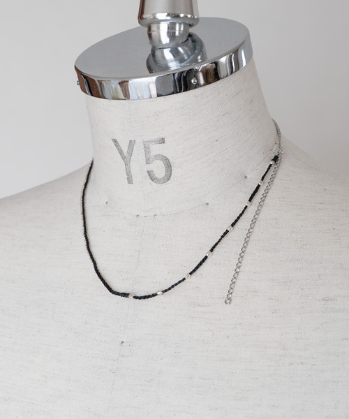 amp japan（アンプジャパン）の「SENTI センティ / SV BEADS NK&BR amp japan アンプジャパンコラボレーションシルバー925ビーズネックレス&3連ブレスレット / 2501（ネックレス・メンズ・アイボリー/ブラック/インディゴブルー・FREE）」の17枚目の写真