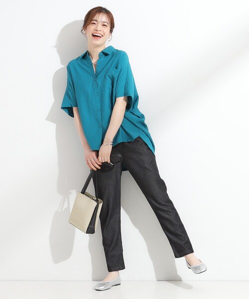 SHOO・LA・RUE(シューラルー)の「【軽量】ふわっと軽い3層ショルダーバッグ(ショルダーバッグ・レディース・シルバー/ブラック/ベージュ系4/グレー系4/ネイビー系6/ワインレッド・00)」の14枚目の写真