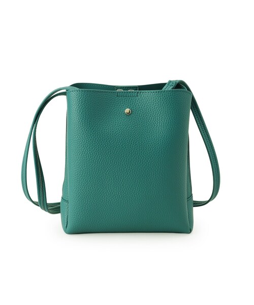 SHOO・LA・RUE(シューラルー)の「【軽量】ふわっと軽い3層ショルダーバッグ(ショルダーバッグ・レディース・シルバー/ブラック/ベージュ系4/グレー系4/ネイビー系6/ワインレッド・00)」の20枚目の写真