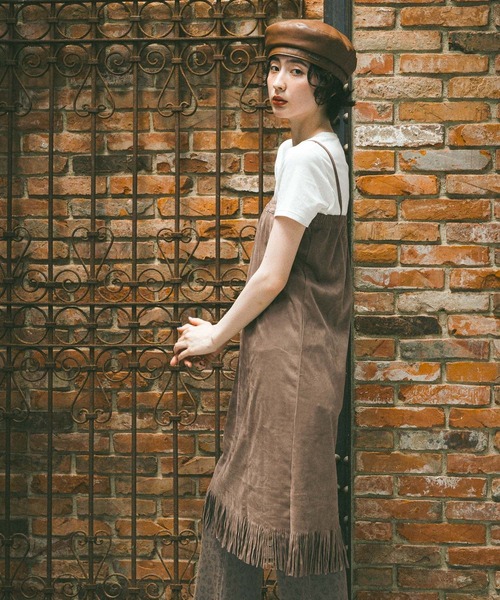 niko and...（ニコアンド）の「2WAYフリンジワンピーススカート（スカート・レディース・チャコール/モカ・MEDIUM/LARGE）」の21枚目の写真