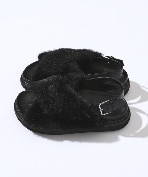 ATELIER BRUGGE ファークロスサンダル 22.5-24.5cm ATELIER BRUGGE/アトリエブルージュ ファークロスサンダル(22.5cm