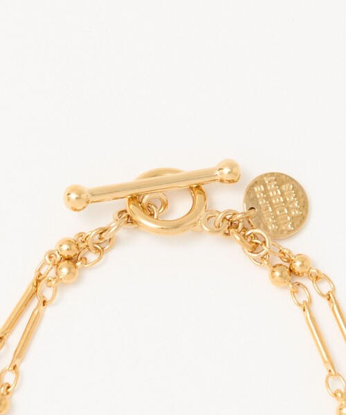 PHILIPPE AUDIBERT(フィリップ オーディベール)の「<PHILIPPE AUDIBERT>Garnet double ブレスレット/ゴールドカラー(ブレスレット・レディース・ゴールド・FREE)」の6枚目の写真