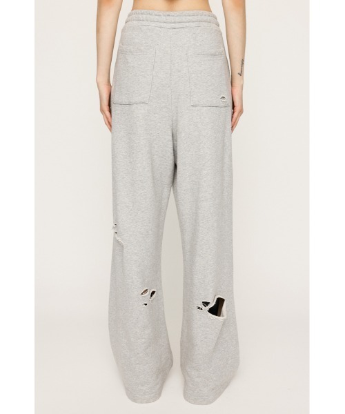 SLY（スライ）の「DAMAGE SW PT ダメージ スウェットパンツ（スウェットパンツ・レディース・ブラック/杢グレー・FREE）」の10枚目の写真