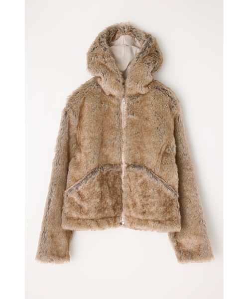 FAUX FUR HOODIE ブルゾン（ブルゾン）｜LAGUA GEM（ラグアジェム）の