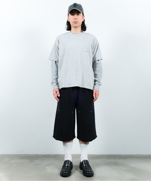 Jieda(ジエダ)の「JIEDA RELAXED T-SHIRT(Tシャツ/カットソー・メンズ・チャコールグレー/ヘザーグレー/ブラック/ホワイト・1/2/3)」の18枚目の写真