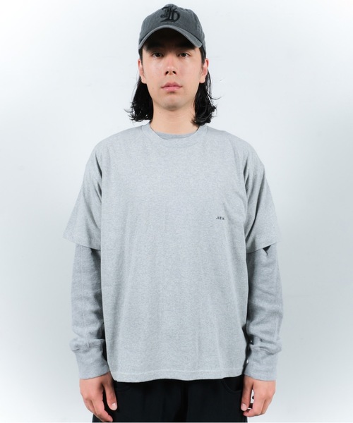 Jieda(ジエダ)の「JIEDA RELAXED T-SHIRT(Tシャツ/カットソー・メンズ・チャコールグレー/ヘザーグレー/ブラック/ホワイト・1/2/3)」の17枚目の写真