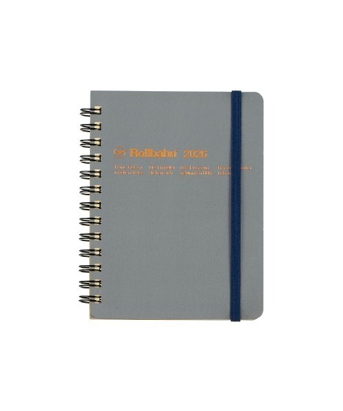 ロルバーンrollbahn ミニ　クリアグレー デルフォニックス ロルバーン ポケット付き メモ クリア ミニ クリア