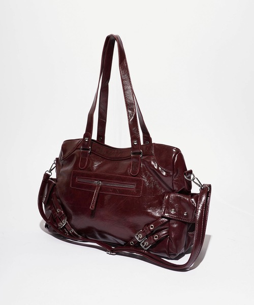 Chick（チック）の「Stud Design 2-Way Shoulder Bag/スタッズデザイン2wayショルダーバッグ（ショルダーバッグ・レディース・ホワイト/レッド/ブラック・FREE）」の9枚目の写真