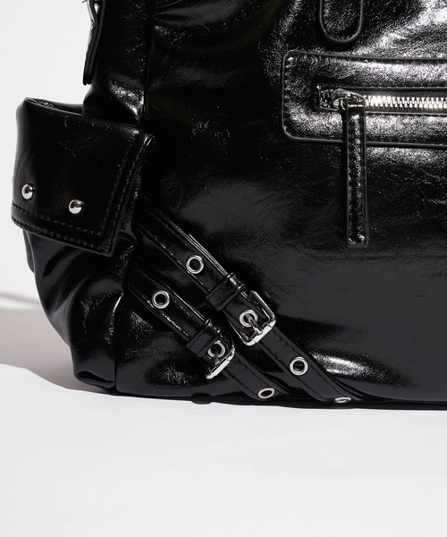 Chick（チック）の「Stud Design 2-Way Shoulder Bag/スタッズデザイン2wayショルダーバッグ（ショルダーバッグ・レディース・ホワイト/レッド/ブラック・FREE）」の16枚目の写真