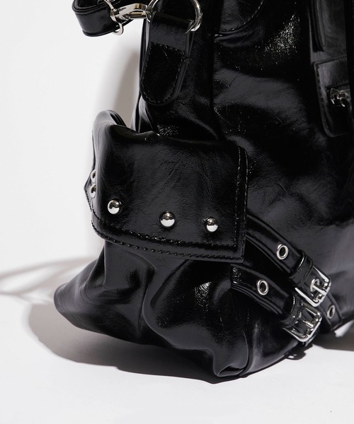 Chick（チック）の「Stud Design 2-Way Shoulder Bag/スタッズデザイン2wayショルダーバッグ（ショルダーバッグ・レディース・ホワイト/レッド/ブラック・FREE）」の17枚目の写真
