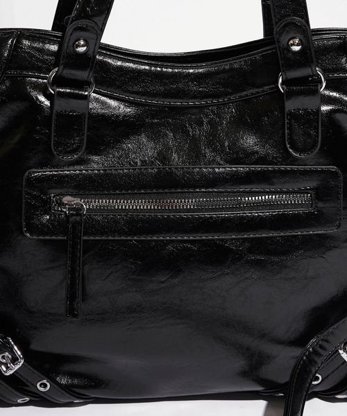 Chick（チック）の「Stud Design 2-Way Shoulder Bag/スタッズデザイン2wayショルダーバッグ（ショルダーバッグ・レディース・ホワイト/レッド/ブラック・FREE）」の13枚目の写真