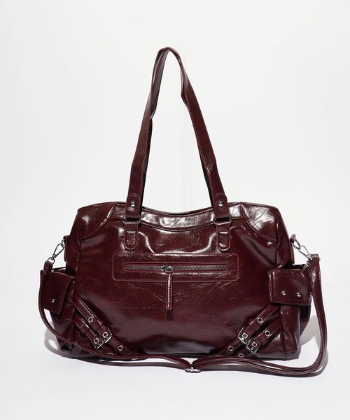 Chick（チック）の「Stud Design 2-Way Shoulder Bag/スタッズデザイン2wayショルダーバッグ（ショルダーバッグ・レディース・ホワイト/レッド/ブラック・FREE）」の22枚目の写真