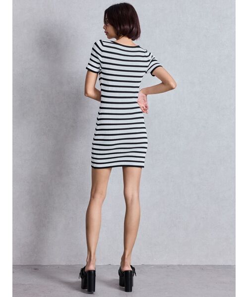 GYDA(ジェイダ)の「GGプレートハーフスリーブニットワンピース(ワンピース・レディース・オフホワイト/シルバー/その他1/ブラック・FREE)」の8枚目の写真