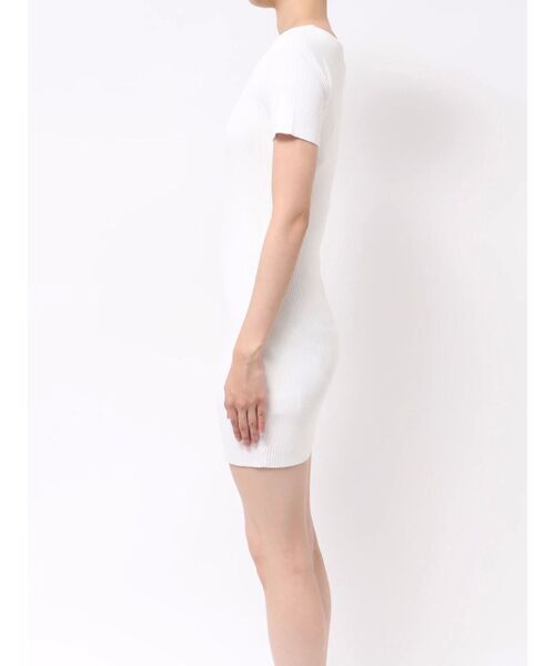 GYDA(ジェイダ)の「GGプレートハーフスリーブニットワンピース(ワンピース・レディース・オフホワイト/シルバー/その他1/ブラック・FREE)」の17枚目の写真