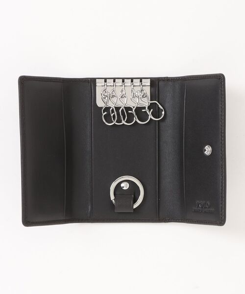 POLO RALPH LAUREN(ポロ ラルフ ローレン)の「カーフレザー キーケース(キーケース/キーアクセサリー・メンズ・ネイビー/ダークブラウン/ブラック・FREE)」の5枚目の写真