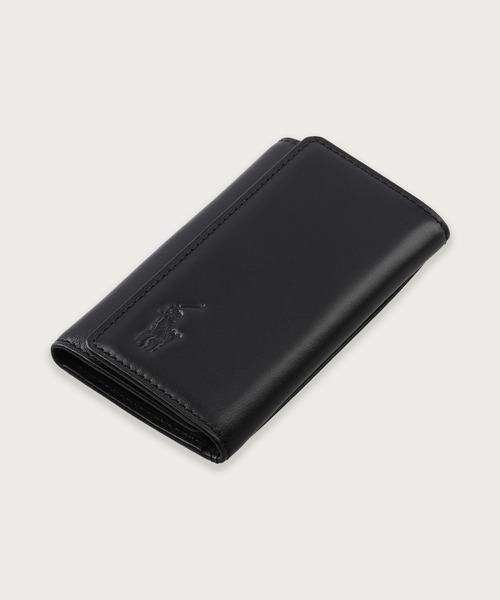 POLO RALPH LAUREN(ポロ ラルフ ローレン)の「カーフレザー キーケース(キーケース/キーアクセサリー・メンズ・ネイビー/ダークブラウン/ブラック・FREE)」の16枚目の写真