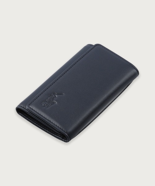 POLO RALPH LAUREN(ポロ ラルフ ローレン)の「カーフレザー キーケース(キーケース/キーアクセサリー・メンズ・ネイビー/ダークブラウン/ブラック・FREE)」の10枚目の写真