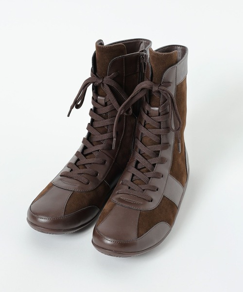 LOWRYS FARM（ローリーズファーム）の「ボクシングシューズ  587464（ブーツ・レディース・ブラウン/ブラック・MEDIUM/LARGE）」の2枚目の写真