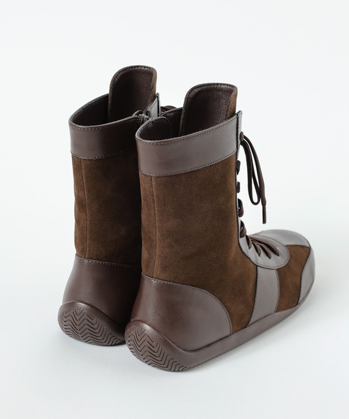 LOWRYS FARM（ローリーズファーム）の「ボクシングシューズ  587464（ブーツ・レディース・ブラウン/ブラック・MEDIUM/LARGE）」の3枚目の写真
