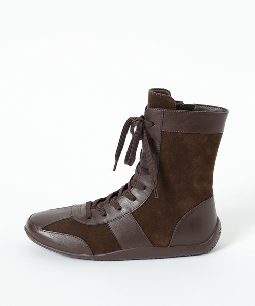 LOWRYS FARM（ローリーズファーム）の「ボクシングシューズ  587464（ブーツ・レディース・ブラウン/ブラック・MEDIUM/LARGE）」の4枚目の写真