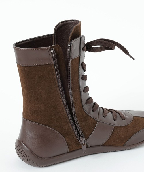 LOWRYS FARM（ローリーズファーム）の「ボクシングシューズ  587464（ブーツ・レディース・ブラウン/ブラック・MEDIUM/LARGE）」の9枚目の写真