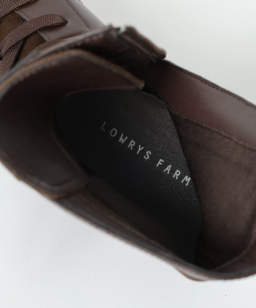LOWRYS FARM（ローリーズファーム）の「ボクシングシューズ  587464（ブーツ・レディース・ブラウン/ブラック・MEDIUM/LARGE）」の10枚目の写真