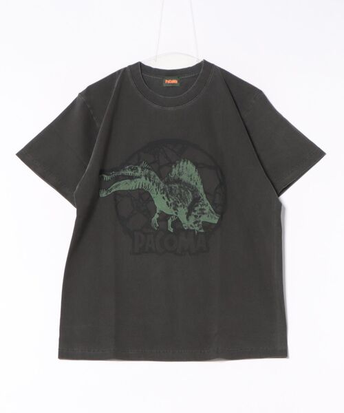 ARCHIVER(アーカイバ)の「【W】【it】【PaCoMa/パコマ】Spino saurus TEE (ADULT)(Tシャツ/カットソー・メンズ・スミクロ/ライトグレー/サックスブルー/オフホワイト・LARGE/MEDIUM/X-LARGE)」の3枚目の写真