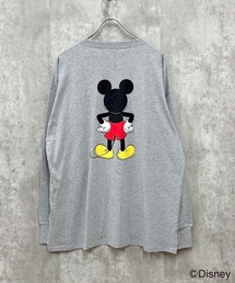 THE CASUAL（カジュアル）の「【Disney/ディズニー】　MICKEY　ミッキーマウス　　オーバーサイズ　長袖Tシャツ（Tシャツ/カットソー）」