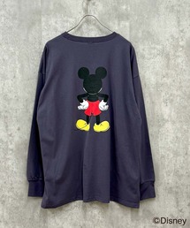 THE CASUAL（カジュアル）の「【Disney/ディズニー】　MICKEY　ミッキーマウス　　オーバーサイズ　長袖Tシャツ（Tシャツ/カットソー）」