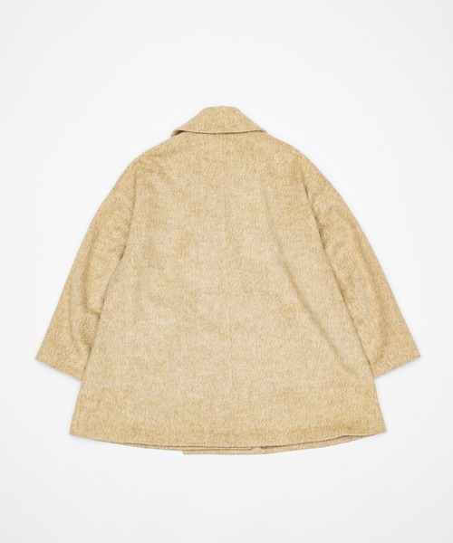 side button shaggy coat/サイドボタンシャギーコート（その他アウター