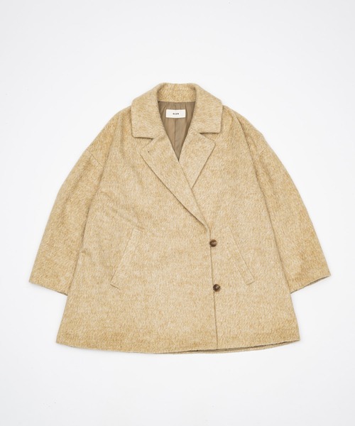 OLUN サイドボタンシャギーコート side button shaggy coat/サイドボタンシャギーコート（その他アウター