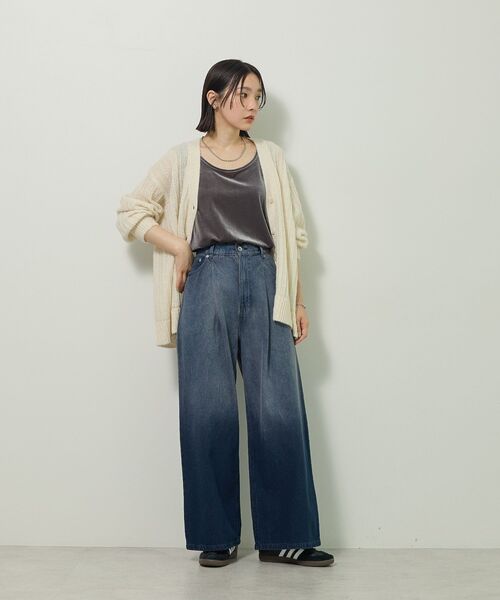 Green　Parks（グリーンパークス）の「2Wayベロアタンクトップ（タンクトップ・レディース・ダークグレー/ブラウン/ホワイト系その他2・FREE）」の22枚目の写真