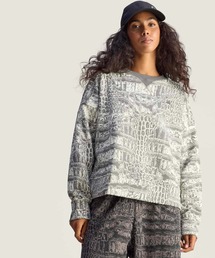 セール】adidas by Stella McCartney ルーズスウェットシャツ プリント