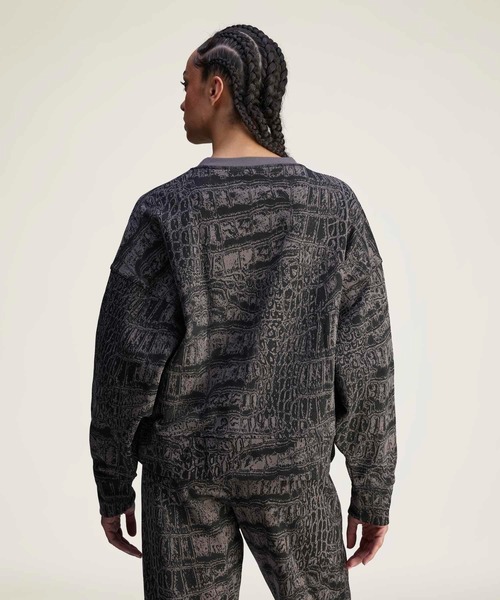 adidas by Stella McCartney(アディダスバイステラマッカートニー)の「adidas by Stella McCartney ルーズスウェットシャツ プリント / トレーナー / アディダス adidas(スウェット・レディース・ホワイト×グレー/ブラック・LARGE/MEDIUM/SMALL/X-LARGE/X-SMALL/XX-LARGE)」の9枚目の写真