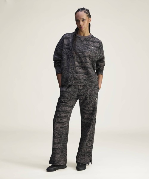 adidas by Stella McCartney(アディダスバイステラマッカートニー)の「adidas by Stella McCartney ルーズスウェットシャツ プリント / トレーナー / アディダス adidas(スウェット・レディース・ホワイト×グレー/ブラック・LARGE/MEDIUM/SMALL/X-LARGE/X-SMALL/XX-LARGE)」の12枚目の写真