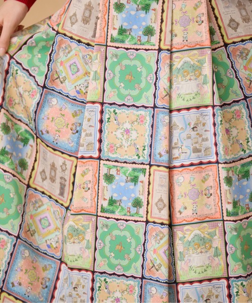 Jolly Poupee（ジョリープッペ）の「【22fabric】ハンカチコレクター/ スカート（スカート・レディース・ネイビー・38/42/46）」の9枚目の写真