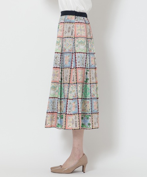 Jolly Poupee（ジョリープッペ）の「【22fabric】ハンカチコレクター/ スカート（スカート・レディース・ネイビー・38/42/46）」の11枚目の写真