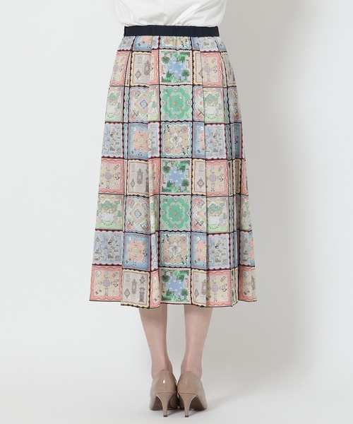 Jolly Poupee（ジョリープッペ）の「【22fabric】ハンカチコレクター/ スカート（スカート・レディース・ネイビー・38/42/46）」の12枚目の写真