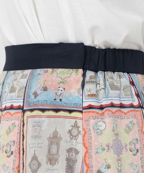 Jolly Poupee（ジョリープッペ）の「【22fabric】ハンカチコレクター/ スカート（スカート・レディース・ネイビー・38/42/46）」の14枚目の写真