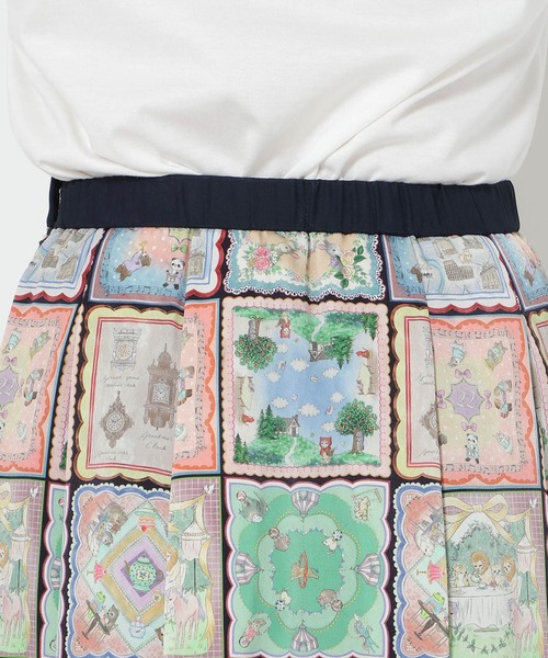 Jolly Poupee（ジョリープッペ）の「【22fabric】ハンカチコレクター/ スカート（スカート・レディース・ネイビー・38/42/46）」の15枚目の写真