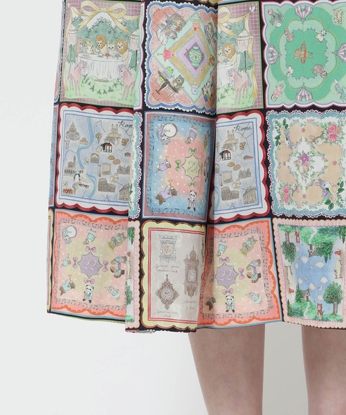 Jolly Poupee（ジョリープッペ）の「【22fabric】ハンカチコレクター/ スカート（スカート・レディース・ネイビー・38/42/46）」の16枚目の写真