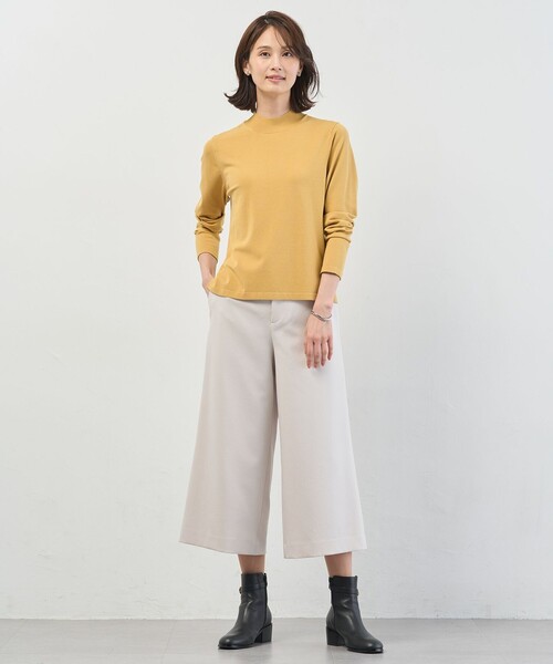 J.PRESS Ladies(J.プレス レディス)の「【WEB限定カラーあり】ツムギートflannel クロップド パンツ(その他パンツ・レディース・グレー系/アイボリー系/ネイビー系/ベージュ系/ブラック系・S/XS/XXS)」の20枚目の写真