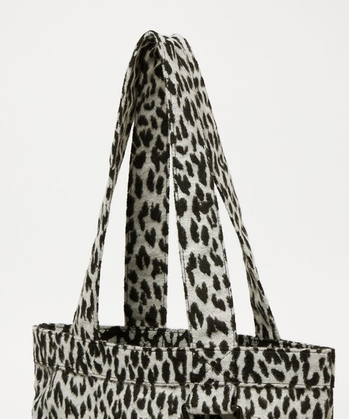 CITEN（シテン）の「＜CITEN＞アソート柄プリントトート（トートバッグ・レディース・ブラック/ベージュ・FREE）」の5枚目の写真