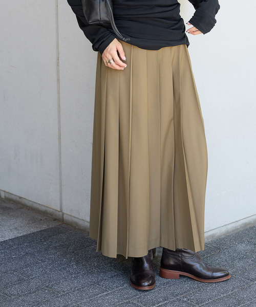 2021 ジャーナルスタンダードラックス☆SUNDAY ロングプリーツスカートF 2021 ジャーナルスタンダードラックス☆SUNDAY ロングプリーツ