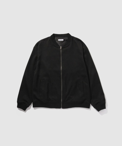 URBAN COLLECTION（アーバンコレクション）の「URBAN COLLECTION ラクウールリブジャケット（ブルゾン・メンズ・チャコールグレー/ブラック・S/M/L/XL）」の15枚目の写真