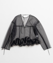 【美品】MAISON SPECIAL 穴開きトップス ブラック MAISON SPECIAL｜メゾン スペシャルのトップス（ブラック/黒色系