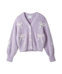 gelato pique(ジェラートピケ)の【HALLOWEEN】リボンフェザーカーディガン(ルームウェア/パジャマ)