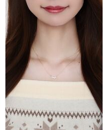 EATME（イートミー）の「ミニリボンダブルチェーンネックレス（ネックレス）」