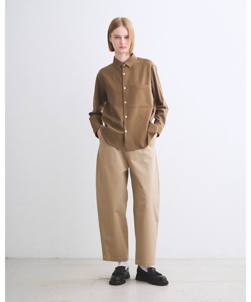 Traditional Weatherwear(トラディショナルウェザーウェア)の「NORWICH(シャツ/ブラウス・レディース・ベージュ/ネイビー・S)」の4枚目の写真